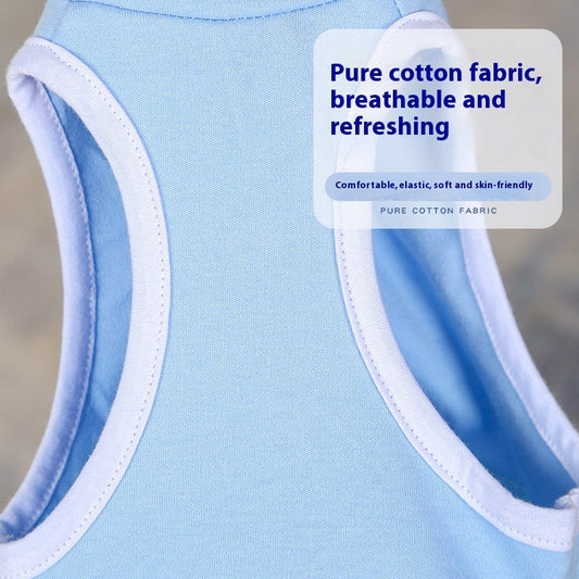 HKM-3157053 Adjustable Pet Sterilization Clothing for Dogs and Cats - Anti-Licking & Anti-Stripping Apparel in Multiple Colors and Sizes