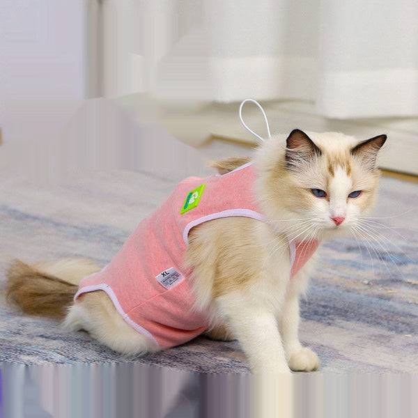 HKM-3157053 Adjustable Pet Sterilization Clothing for Dogs and Cats - Anti-Licking & Anti-Stripping Apparel in Multiple Colors and Sizes