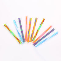 HKM-3157309 Interactive Telescopic Cat Spring Toys - Fun Nylon Playsticks, 10-Pack