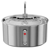 HKM-315731 Stainless Steel 3.2L Pet Water Fountain with Ultra-Quiet Pump and Replacement Filters