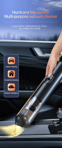 HKM-315859 Wireless 4-in-1 Handheld Vacuum Cleaner with Strong Suction for Home and Car Use