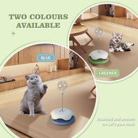 HKM-3159741 Interactive Cat Treat Dispenser Toy with Track Ball for Slow Feeding and Entertainment