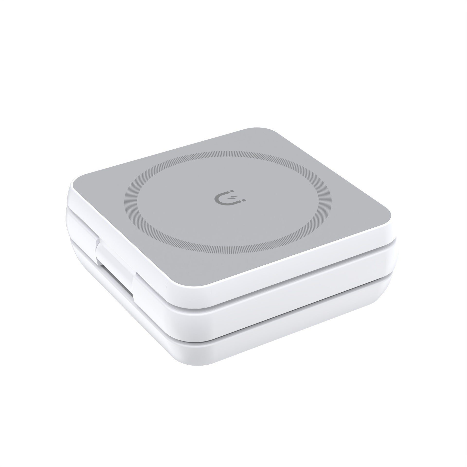HKM-315987 Folding 3-in-1 Magnetic Wireless Charger for Qi-Enabled Devices – Portable Charging Stand