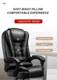 HKM-315987 Luxury Leather Reclining Executive Office Chair with Massage Function