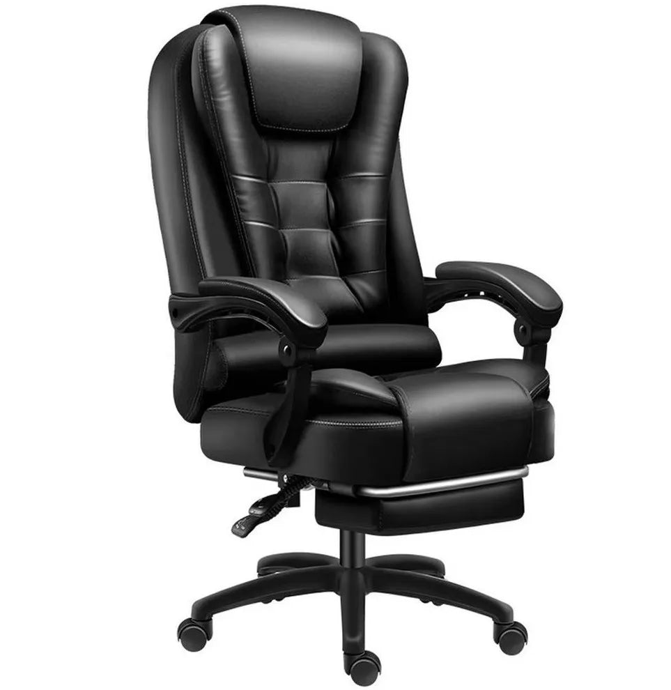 HKM-315987 Luxury Leather Reclining Executive Office Chair with Massage Function