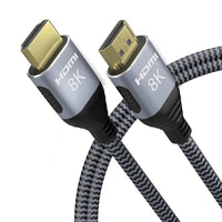 HKM-315987 Ultra-Clear Audio and Video Patch Cable with Nylon Braided Mesh - DP/MiniDP Compatible