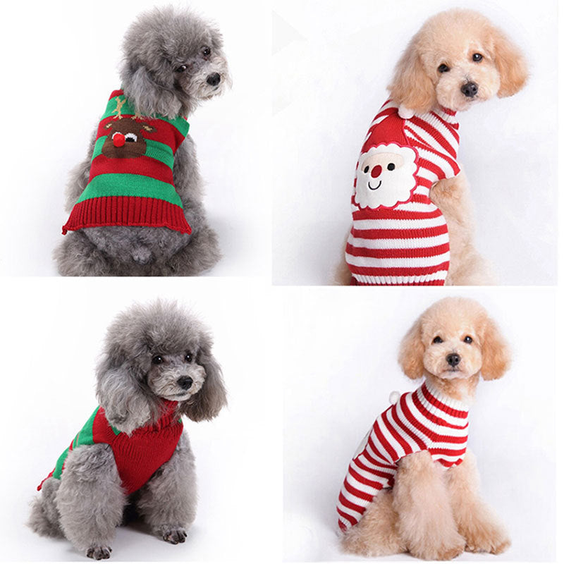 HKM-3160253 Cozy Acrylic Christmas Sweater for Dogs - Available in Multiple Sizes