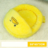 HKM-3162301 Winter Warm Cat Mattress - Fashionable Cloth Pet Nest for Cozy Comfort 50x45x7cm