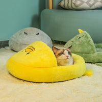 HKM-3162301 Winter Warm Cat Mattress - Fashionable Cloth Pet Nest for Cozy Comfort 50x45x7cm