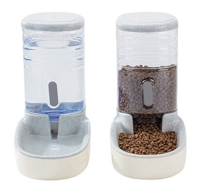 HKM-3162429 Automatic Pet Feeder and Water Fountain for Dogs and Cats - 3.8L Capacity