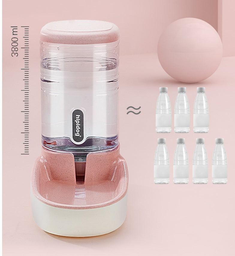 HKM-3162429 Automatic Pet Feeder and Water Fountain for Dogs and Cats - 3.8L Capacity