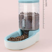 HKM-3162429 Automatic Pet Feeder and Water Fountain for Dogs and Cats - 3.8L Capacity