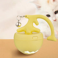 HKM-3163069 Interactive USB Rechargeable Cat Toy Ball with Obstacle Avoidance and Detachable Tail