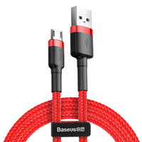 HKM-316307 Android Data Cable for Fast Charging - Compatible with Xiaomi Devices - Red, Gray, and Black Options