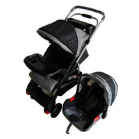 HKM-316307 Newborn Baby Stroller with Adjustable Canopy and Compact Folding Design