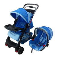 HKM-316307 Newborn Baby Stroller with Adjustable Canopy and Compact Folding Design