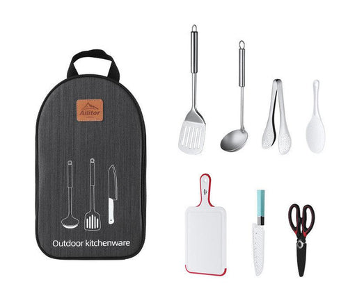 HKM-316307 Outdoor Picnic Storage Bag with Camping Cookware Essentials