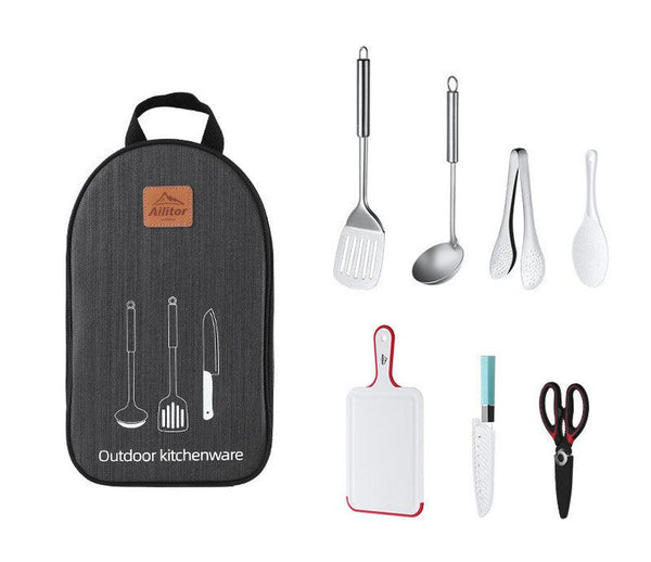 HKM-316307 Outdoor Picnic Storage Bag with Camping Cookware Essentials