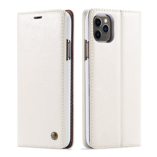 HKM-316371 Stylish PU Leather Wallet Case with Card Holder for iPhone Models