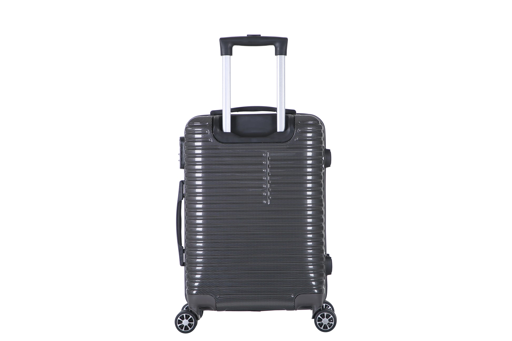 HKM-316499 3-Piece 360-Degree Hard Shell Trolley Luggage Set - 20/24/28 Inch Travel Suitcases in ABS and PC Materials