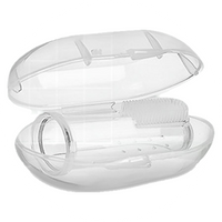 HKM-3165501 Soft Silicone Finger Toothbrush for Pets - Easy Dental Care for Dogs and Cats