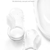 HKM-3165501 Soft Silicone Finger Toothbrush for Pets - Easy Dental Care for Dogs and Cats