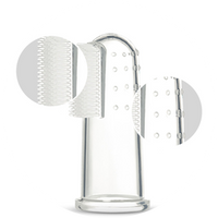 HKM-3165501 Soft Silicone Finger Toothbrush for Pets - Easy Dental Care for Dogs and Cats