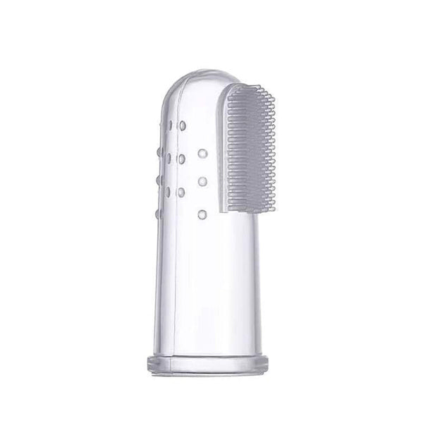 HKM-3165501 Soft Silicone Finger Toothbrush for Pets - Easy Dental Care for Dogs and Cats