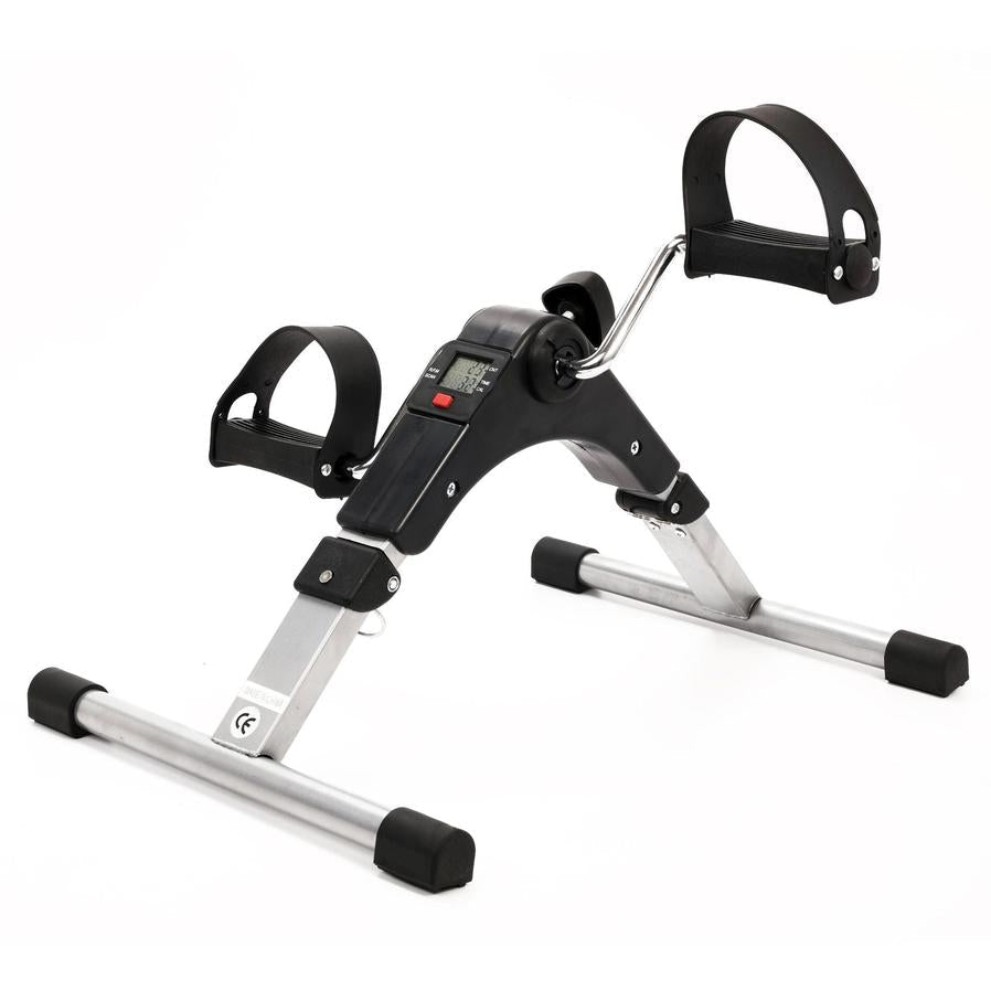 HKM-316627 Compact Folding Indoor Cycling Stepper with LCD Display and Adjustable Resistance