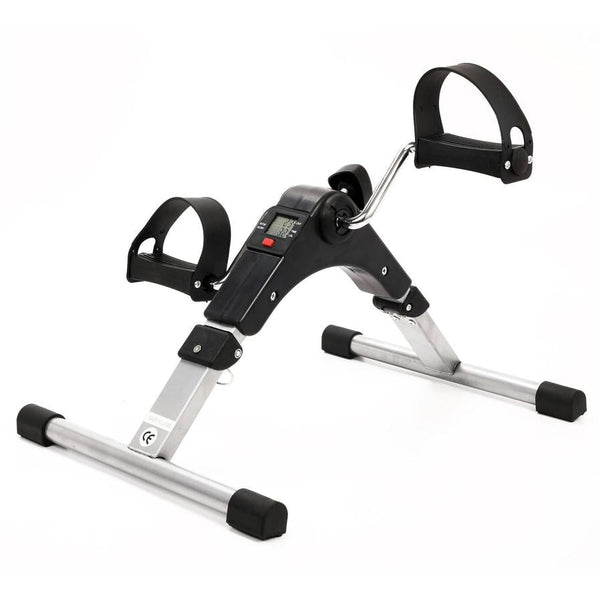 HKM-316627 Compact Folding Indoor Cycling Stepper with LCD Display and Adjustable Resistance