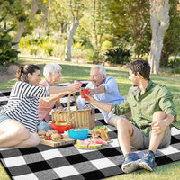 HKM-316627 Lightweight Waterproof Foldable Camping Mat for 6-8 People - PEVA Picnic Blanket
