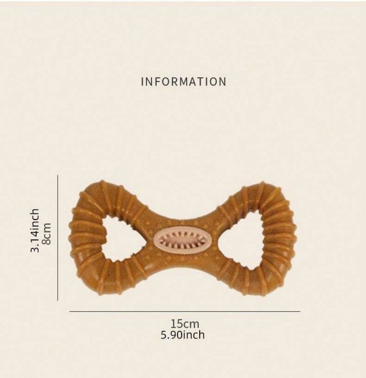HKM-3169469 Durable Chew Bone Toy for Dogs - Interactive Play and Dental Health Essentials
