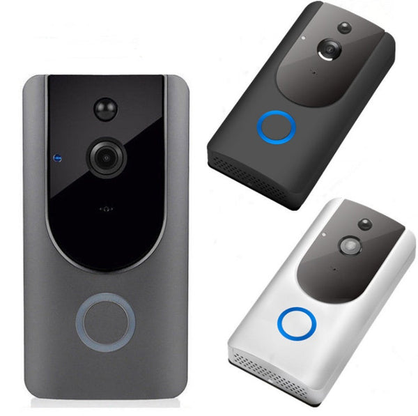 HKM-316947 WiFi Video Doorbell with Two-Way Intercom, 720P Night Vision, PIR Motion Detection, and Mobile App Support