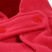 HKM-3170365 Hooded Double-Sided Cotton Trench Coat for Small Dogs - Classic British Style