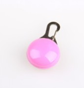 HKM-3170621 LED Clip-On Night Light Pendant for Pet Collars - Flashing Safety Light with 3 Modes, Weather Resistant