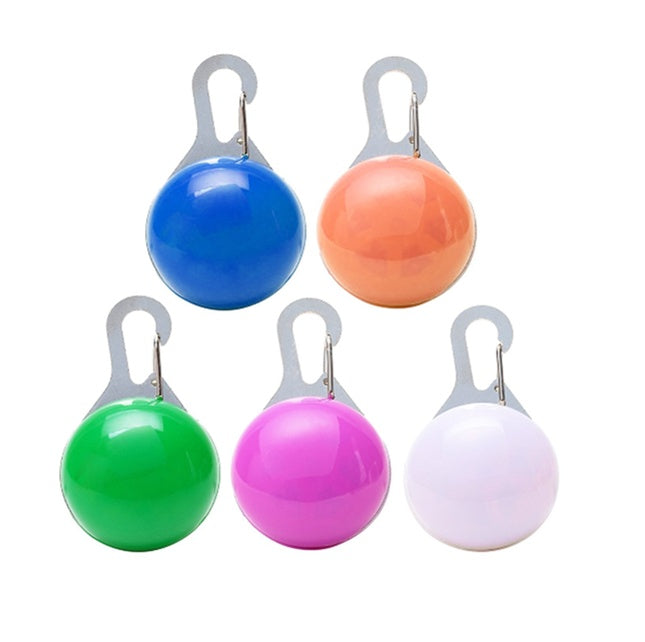 HKM-3170621 LED Clip-On Night Light Pendant for Pet Collars - Flashing Safety Light with 3 Modes, Weather Resistant