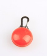 HKM-3170621 LED Clip-On Night Light Pendant for Pet Collars - Flashing Safety Light with 3 Modes, Weather Resistant
