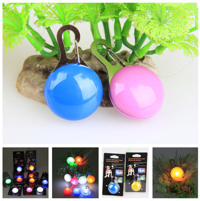 HKM-3170621 LED Clip-On Night Light Pendant for Pet Collars - Flashing Safety Light with 3 Modes, Weather Resistant