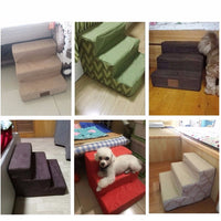 HKM-3171261 Pet Dog Climbing Stairs - Universal Sponge Steps for Easy Access to Bed