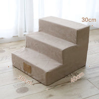 HKM-3171261 Pet Dog Climbing Stairs - Universal Sponge Steps for Easy Access to Bed