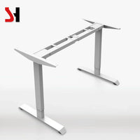 HKM-317139 Electric Dual Motor Height Adjustable Desk Frame - Ergonomic and Customisable Stand-Up Workstation