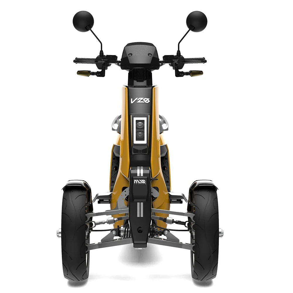 HKM-317139 High Power 2000W Electric Tricycle Scooter with EEC Certification - Customized Colors, 72V LCD Display