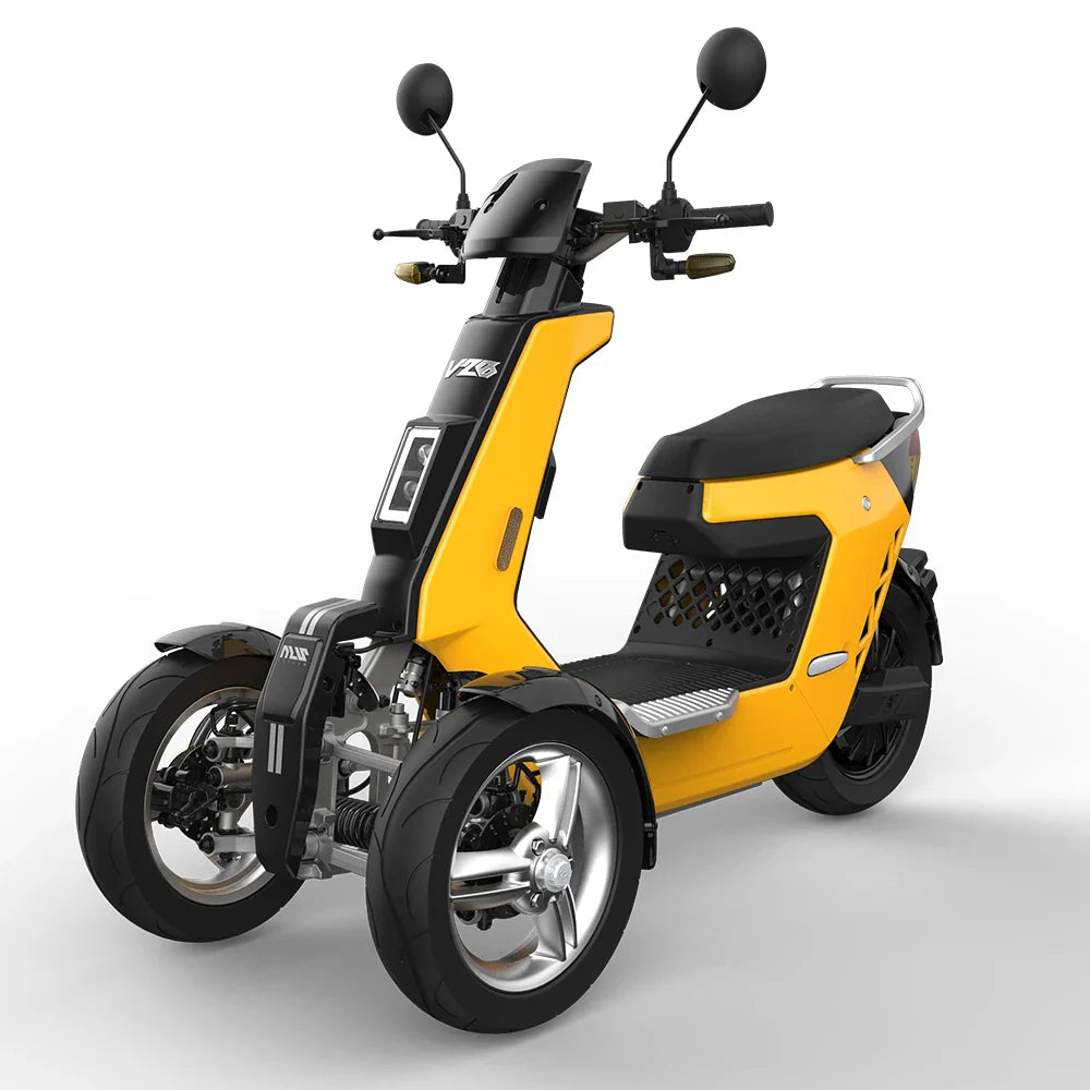 HKM-317139 High Power 2000W Electric Tricycle Scooter with EEC Certification - Customized Colors, 72V LCD Display