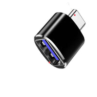 HKM-317139 Type-C OTG Adapter in Deep Black, Elegant Silver, and Native Gold