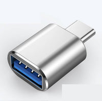HKM-317139 Type-C OTG Adapter in Deep Black, Elegant Silver, and Native Gold