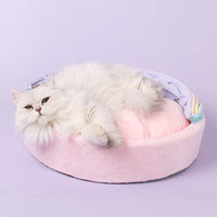 HKM-3172029 Rainbow Dual-Purpose Soft Pet Sleeping Mat for Cats and Dogs