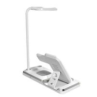 HKM-317331 Multifunctional Foldable Table Lamp with Wireless Charging - 15W Fast Charge, USB-C Interface