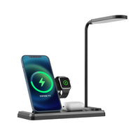 HKM-317331 Multifunctional Foldable Table Lamp with Wireless Charging - 15W Fast Charge, USB-C Interface