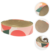 HKM-3173949 Oval Corrugated Cat Scratch Board for Claw Grinding and Play