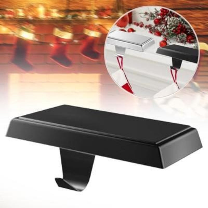 HKM-317395 Heavy Duty Metal Christmas Stocking Holder for Fireplace and Home Decor